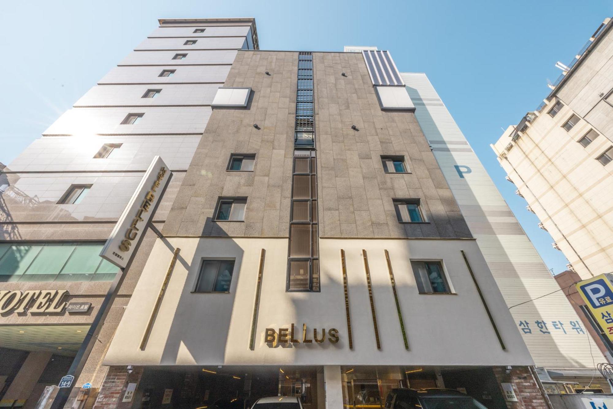 Hotel Bellus Busan Bagian luar foto
